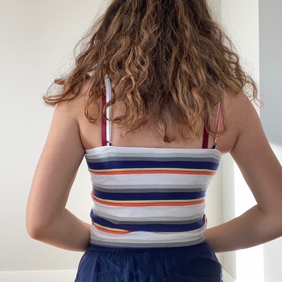 striped red/blue/white tank top - Picture 3 of 4